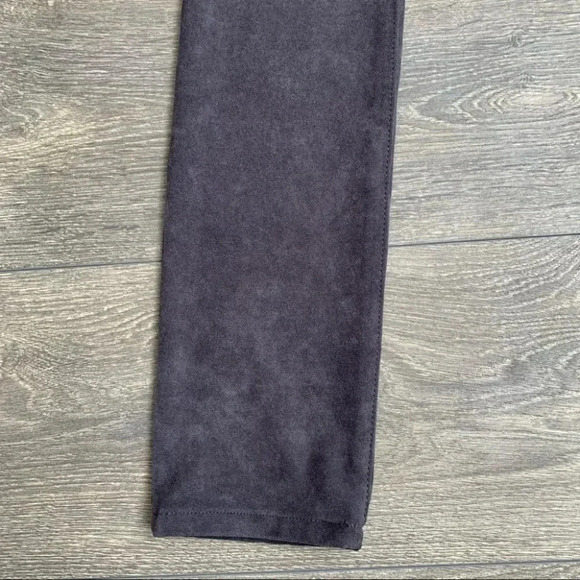 Revolve Joe’s Jeans Suede Pants Flawless Icon Skinny Ankle Stretch Grey - Picture 12 of 16